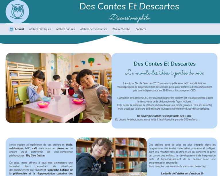 Ateliers CED : Des Contes Et Descartes