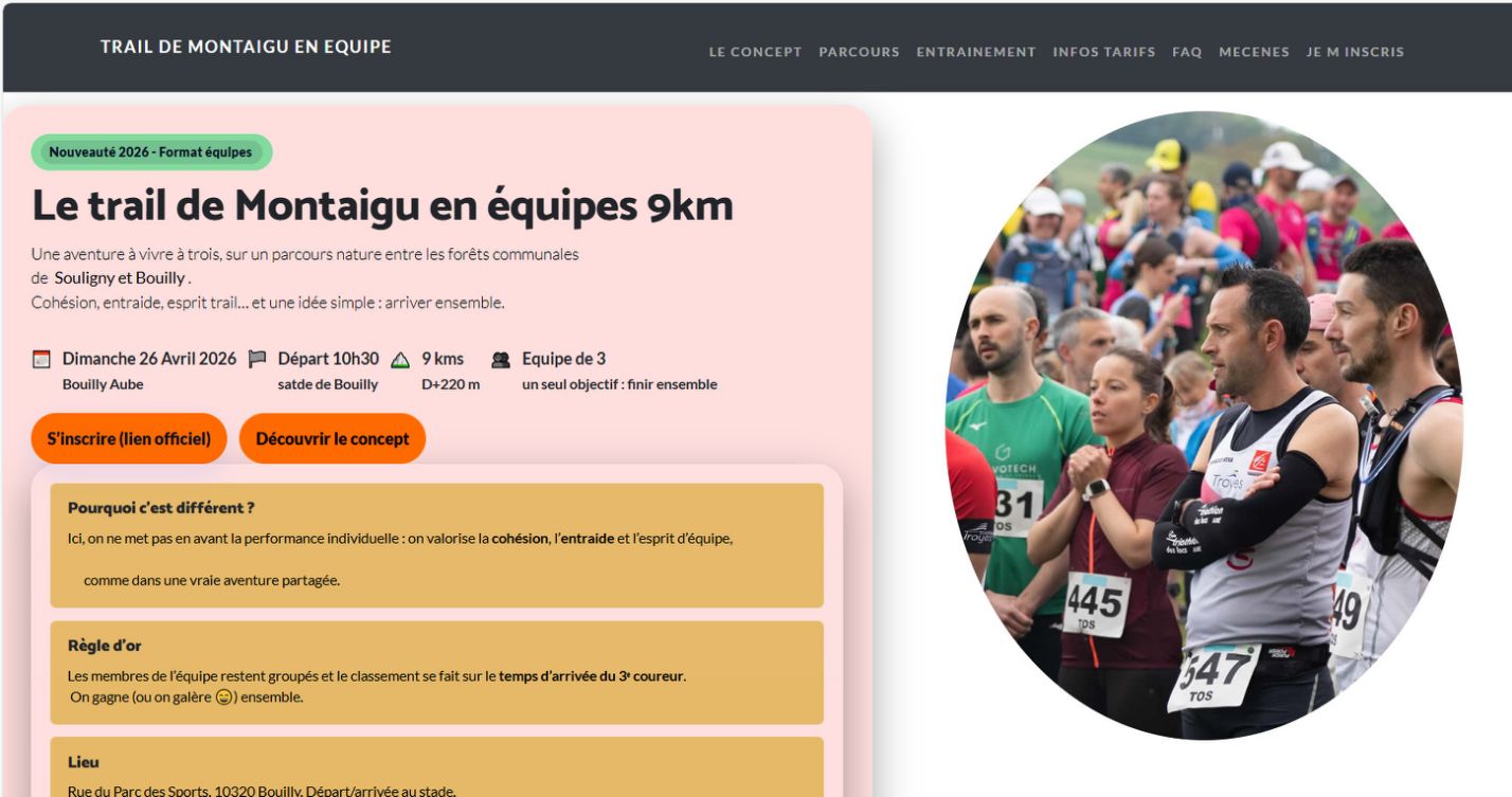 Trail de Montaigu en Equipe